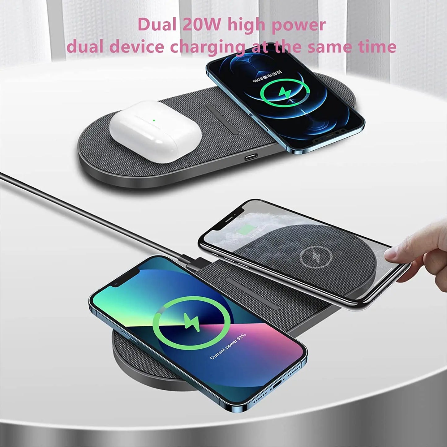 Wireless charging pad (2 in 1)