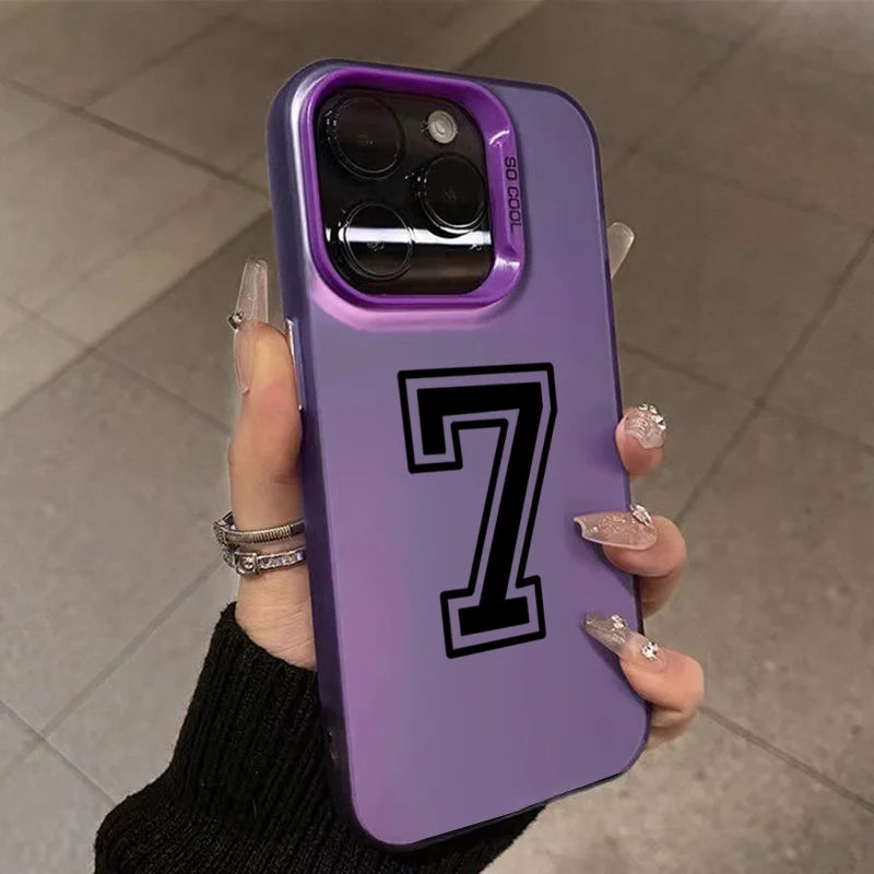 Lucky Football Number Phone Case 