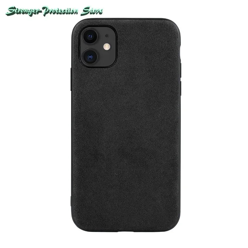 Coque de téléphone en Alcantara italien 