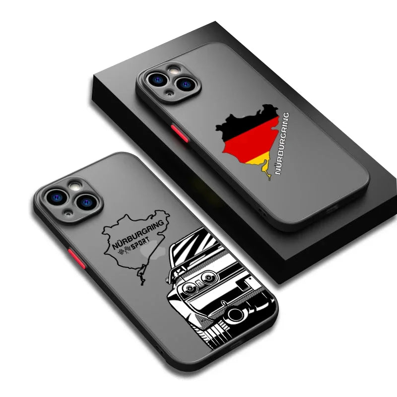 Coque de téléphone Nürburgring (édition noire)